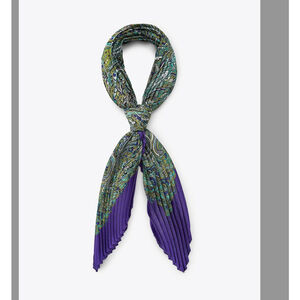 Zara Paisley Pleated Bandana